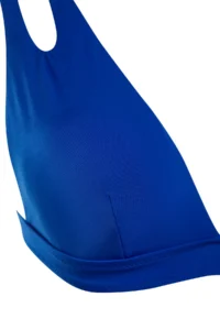TRENDYOLMİLLA Saks Blue Triangle Cut Out Detailed Bikini Top - Image 6