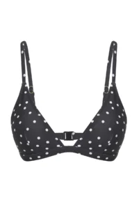 TRENDYOLMİLLA Polka Dot Triangle Covered Bikini Top - Image 5