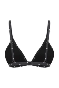 TRENDYOLMİLLA Polka Dot Triangle Covered Bikini Top - Image 6