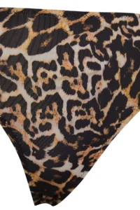 TRENDYOLMİLLA Leopard Patterned Regular Regular Waist Bikini Bottom - Image 6