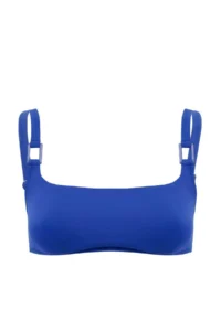 TRENDYOLMİLLA Mavi with accessories bralette Covered Bikini Top - Image 4