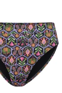 TRENDYOLMİLLA flower patterned Triangle Covered hipster High Waist Bikini Set - Image 7