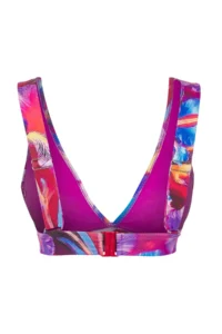 TRENDYOLMİLLA Floral Patterned Triangle Covered Bikini Top - Image 7