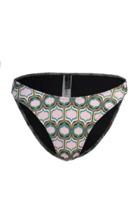 TRENDYOLMİLLA Geometric Patterned V Cut Normal Hem Bikini Bottom - Image 7