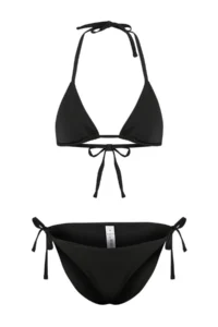 TRENDYOLMİLLA Black Triangle Covered Regular Waist Regular Basic Bikini Set - Image 4