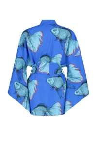 TRENDYOLMİLLA Su Six Patterned Weaving Beach Mini Belted Kimono&Kaftan - Image 8