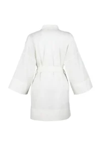 TRENDYOLMİLLA beachwear WHITE Weaving Belted Mini Kimono&Kaftan - Image 8