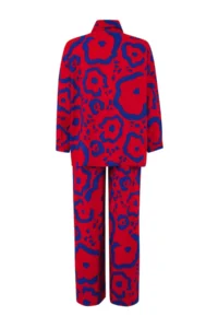 TRENDYOLMİLLA Abstract Patterned Patterned Weaving Shirt Pants Beach Set - Image 6