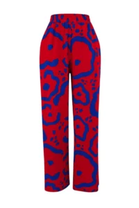 TRENDYOLMİLLA Abstract Patterned Patterned Weaving Shirt Pants Beach Set - Image 7