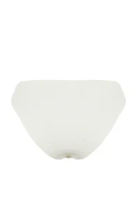 TRENDYOLMİLLA Ecru textured Regular Bikini Bottom - Image 5