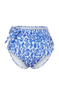 TRENDYOLMİLLA Ethnic Patterned tied up hipster High Waist Bikini Bottom - Image 6