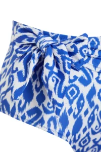 TRENDYOLMİLLA Ethnic Patterned tied up hipster High Waist Bikini Bottom - Image 7