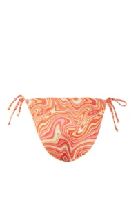 TRENDYOLMİLLA Abstract Patterned with accessories Regular Regular Waist Bikini Bottom - Image 5