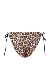 TRENDYOLMİLLA Leopard Patterned Regular Regular Waist Bikini Bottom - Image 7