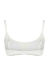 TRENDYOLMİLLA Ecru textured bralette Covered Bikini Top - Image 8