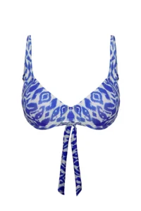 TRENDYOLMİLLA Ethnic Patterned balconette Covered Bikini Top - Image 5