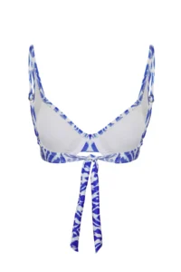 TRENDYOLMİLLA Ethnic Patterned balconette Covered Bikini Top - Image 6