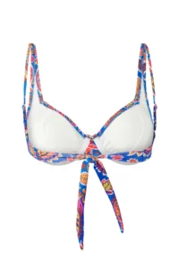 TRENDYOLMİLLA flower patterned balconette Covered Bikini Top - Image 8
