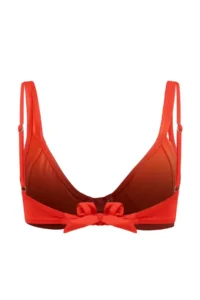 TRENDYOLMİLLA Red Balkonet Covered Basic Bikini Top - Image 5