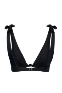 TRENDYOLMİLLA Black Knotted Triangle Covered Bikini Top - Image 6