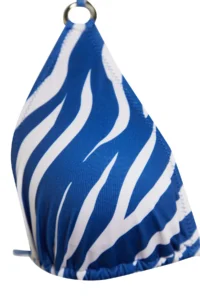 TRENDYOLMİLLA Zebra Patterned Triangle Covered with accessories Bikini Top - Image 7