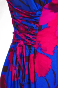 TRENDYOLMİLLA flower patterned Weaving Binding Detailed Maxi Beach Dress - Image 7