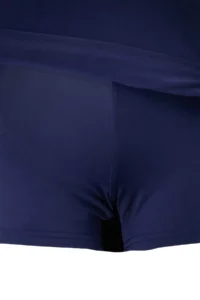 TRENDYOLMİLLA Dark Navy Square Neck Covered Basic Skirt Swimsuit - Image 6