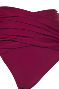 TRENDYOLMİLLA Plum High Waist Drapeli Regular Basic Bikini Bottom - Image 7