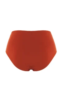 TRENDYOLMİLLA Brick Red High Waist hipster Basic Bikini Bottom - Image 5