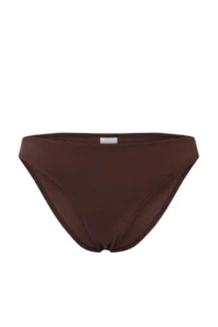 TRENDYOLMİLLA Brown And Polka Dot 2 Sets Regular Regular Waist Bikini Bottom - Image 9