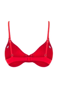 TRENDYOLMİLLA Red Gipelli balconette Covered Bikini Top - Image 8
