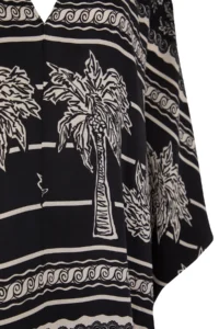 TRENDYOLMİLLA Tropical Patterned Weaving Beach Midi Dress - Image 6