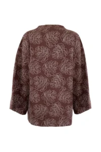 TRENDYOLMİLLA Brown Weaving Beach Mini Kimono&Kaftan - Image 5