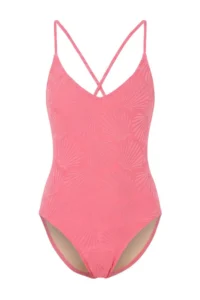 TRENDYOLMİLLA Pink Low-cut back V-neck Covered Regular Swimsuit - Image 4