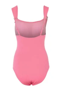 TRENDYOLMİLLA Pink Square Neck Covered Casting with accessories Regular Swimsuit - Image 5