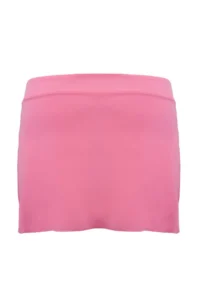 TRENDYOLMİLLA Pink Regular Waist Slit Detailed Skirt Bikini Bottom - Image 7