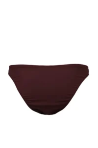 TRENDYOLMİLLA Brown V Cut High Waist Regular Basic Bikini Bottom - Image 5
