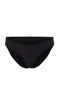 TRENDYOLMİLLA Black Regular Waist Regular Basic Bikini Bottom - Image 3