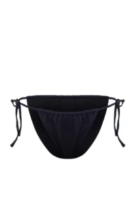 TRENDYOLMİLLA Black tunnelled Regular Waist Regular Bikini Bottom - Image 4