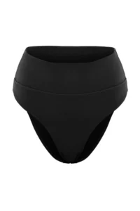 TRENDYOLMİLLA Black hipster Super High Waist LYCRA® XTRA LIFE Bikini Bottom - Image 4