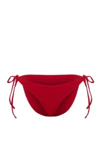 TRENDYOLMİLLA Red Regular Waist Regular Basic Bikini Bottom - Image 4