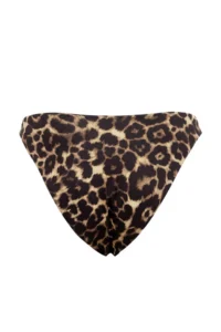 TRENDYOLMİLLA Leopard Patterned High Leg High Waist brazilian Basic Bikini Bottom - Image 5
