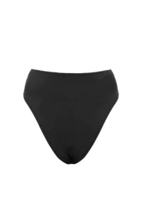 TRENDYOLMİLLA Black*001 Plain hipster Super High Waist Bikini Bottom - Image 3