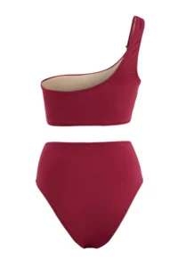 TRENDYOLMİLLA Burgundy with accessories Covered Chlorine&Water Resistant LONG Lasting LYCRA®XTRA LIFE Bikini Set - Image 6