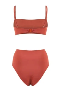 TRENDYOLMİLLA Brick Red Covered hipster Klora&Water Resistant LONG Lasting LYCRA® XTRA LIFE Bikini Set - Image 6