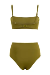 TRENDYOLMİLLA Khaki Covered Embroidered Chlora&Water Resistant LONG Lasting LYCRA® XTRA LIFE Bikini Set - Image 5