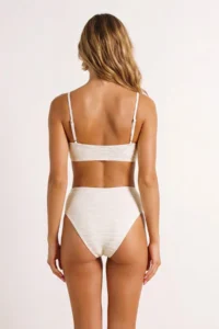 TRENDYOLMİLLA Ecru bralette Covered High Waist Regular Bikini Set - Image 5