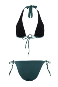 TRENDYOLMİLLA Petrol Covered with accessories Chlora&Water Resistant LONG Lasting LYCRA® Bikini Set - Image 6