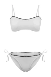 TRENDYOLMİLLA Ecru bralette Covered Embroidery Detailed Regular Waist Regular Bikini Set - Image 5