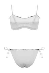 TRENDYOLMİLLA Ecru bralette Covered Embroidery Detailed Regular Waist Regular Bikini Set - Image 6